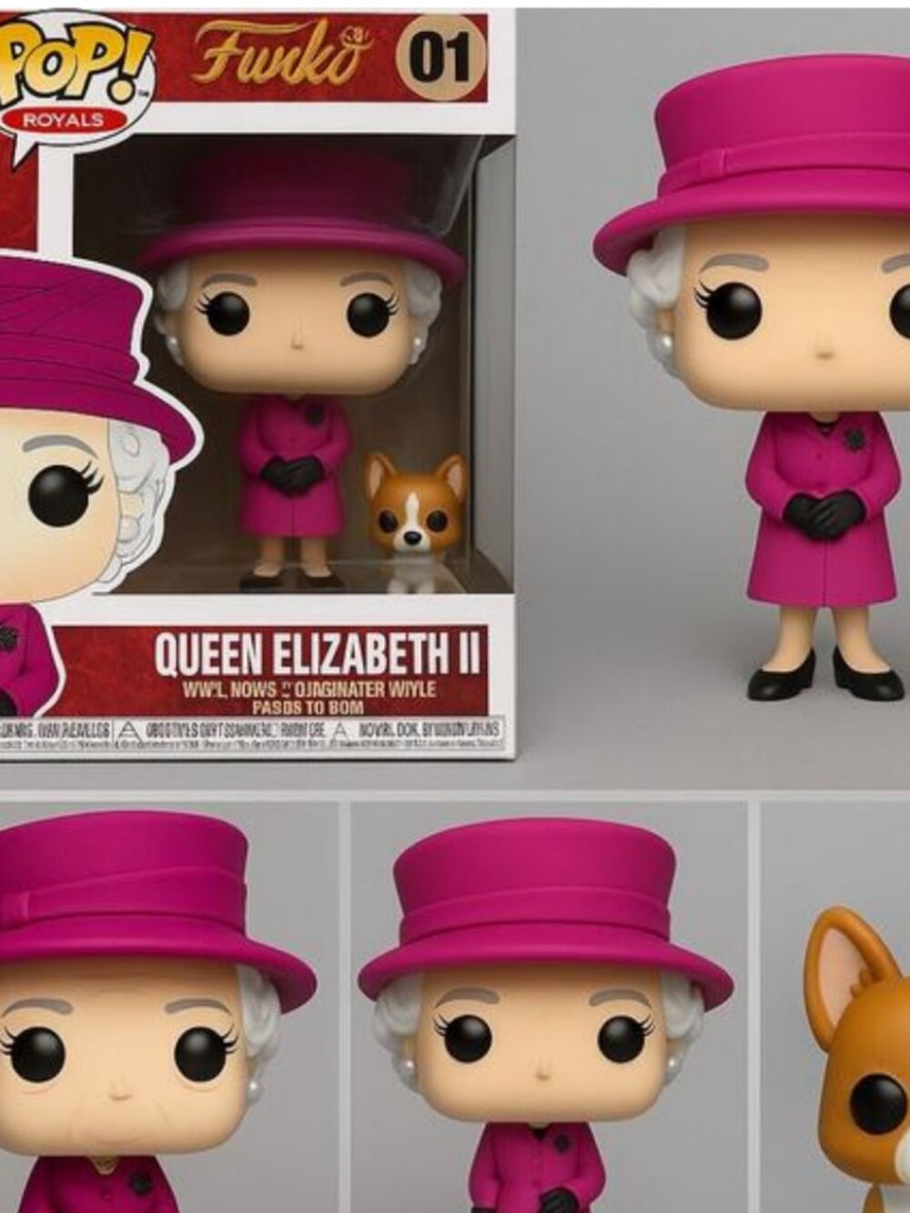 Funko Pop Queen Elizabeth II #1 Royals New in Box NIB Collectible Rare HTF Gift